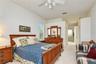 Private retreat positioned on its own side of the home for added separation.