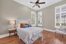 A FIRST floor Private Ensuite for visiting guests. Located in the opposite wing from Primary Suite. A full bath with large walk-in custom closet highl