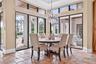 Casual dining off the kitchen.