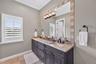 This Jack and Jill bath lies between bedroom 5 and Bedroom 6.