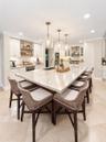custom kitchen with quartzite