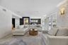 Living Room w/ stone gas fireplace