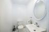 First floor powder room