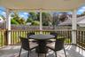 Covered porch off dining room