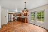 French doors lead to the large composite deck.