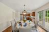 The breakfast nook is more than a nook. It's very spacious.