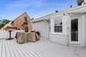 Deck ideal for relaxing and entertaining.
