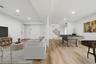 Virtually staged lower level with brand new floors & fresh paint.
