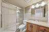 Primary en-suite bathroom.