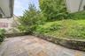 Blue stone patio.