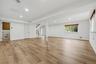 Lower level with brand new floors & fresh paint.
