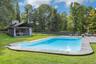 Heated saltwater pool w/Cabana
