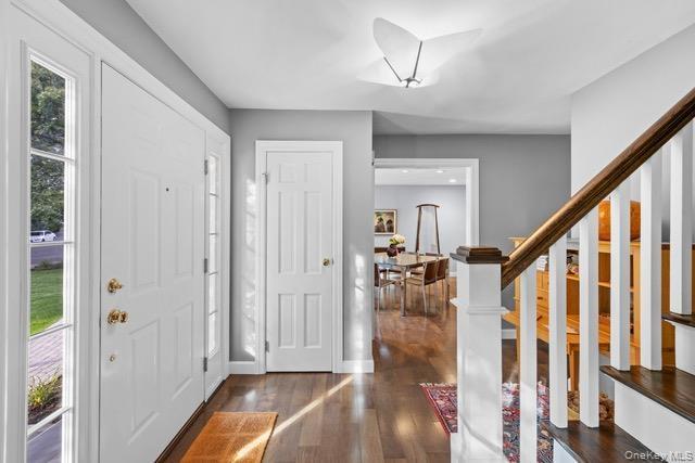 Looking into dining room
