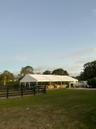 Tent currently rented tent and stalls not included in sale of property