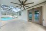 Covered Patio with ceiling fan
