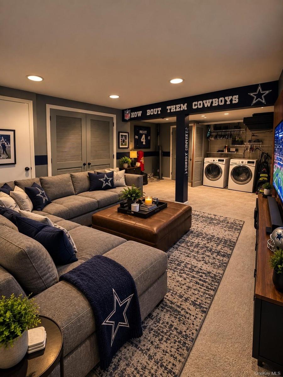 Staged Basement