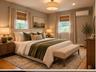 Staged Master Bedroom