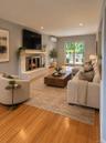Staged living room