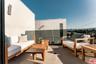 Upper terrace seating