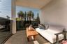 Primary covered balcony