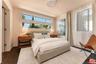 Secondary bedroom: white beddi
