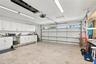Generous garage with built in storage