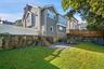 Large, fenced in yard with plenty of space to entertain, grill and play