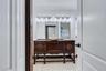 Bathroom with tub-shower combo and linen closet!
