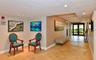 Bright, inviting lobby interior with comfortable gathering spaces.