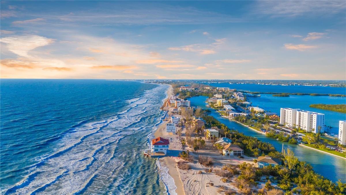 At the Southernmost tip of Siesta Key Island.