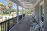 Bird's eye view from the second level balcony