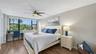 Primary bedroom overlooking lake and Gulf
