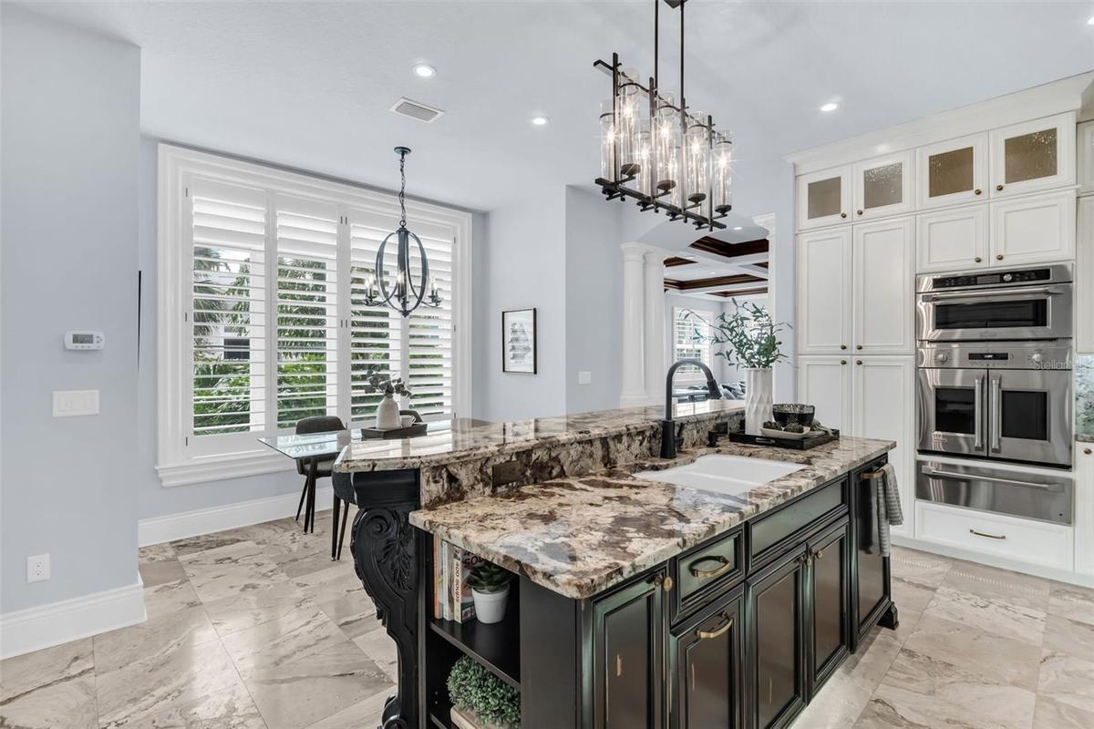 Main level Kitchen and Breakfast dining area