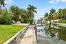Seawall and canal to Sarasota Bay