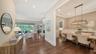 Foyer to formal dining room