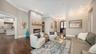 Living Room with gas fireplace