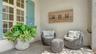 Large, covered front porch