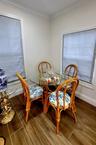 Wood-look tile flooring