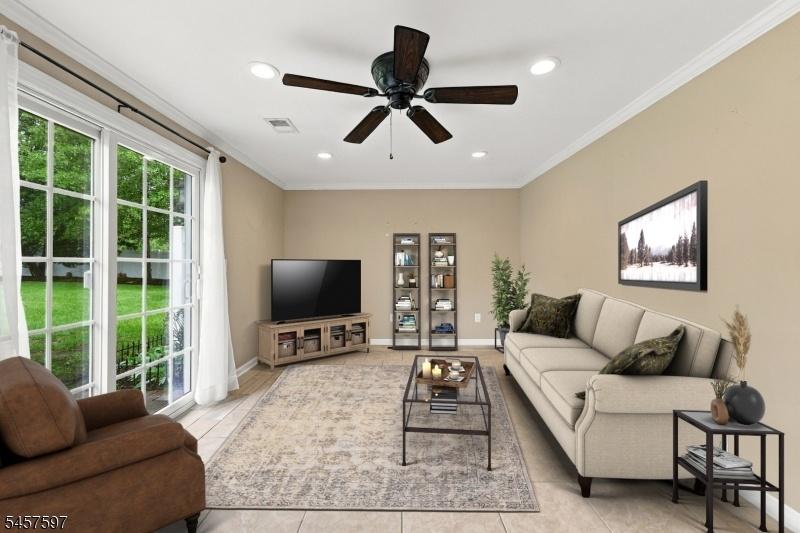 Family Room -Virtually Staged
