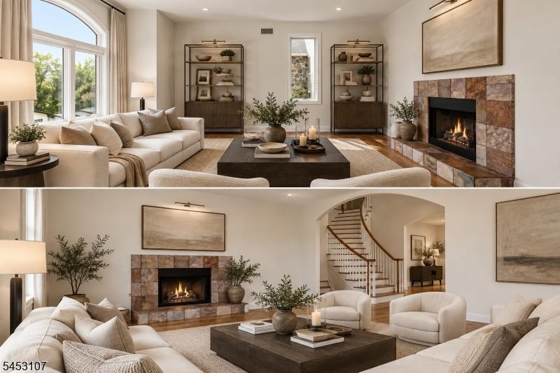 Virtual Staged Living Room
