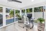 Surround yourself with views of the open outdoor and pool areas.
