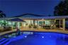 I love  the glow of the Edison Lights that reflect in the pool.