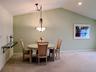 Dining Room With Vaulted Ceiling