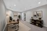 Basement Office - Virtually Staged