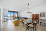 Living room and dining room