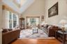 Living Room Featuring a Skylight