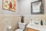 Powder room on first floor