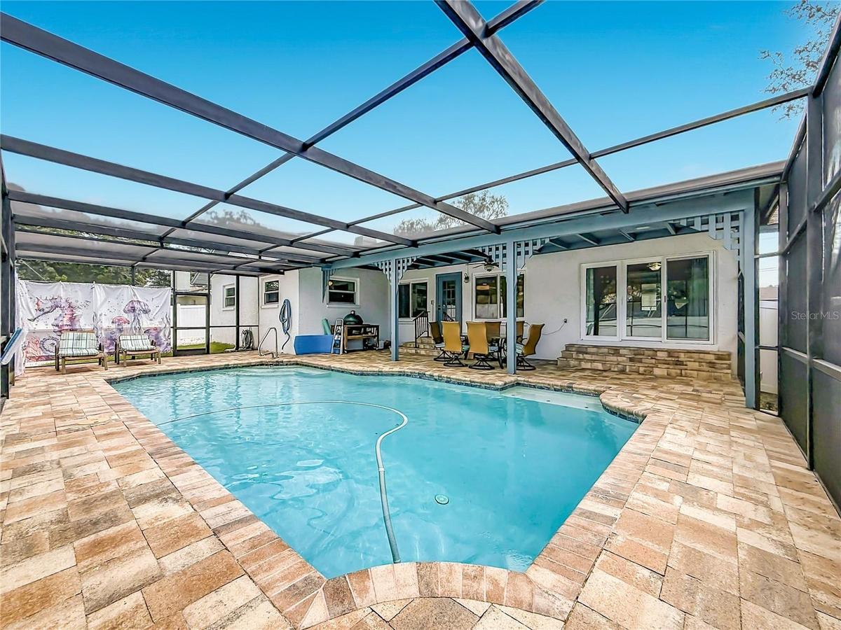 Outdoor Living Space and Pool Area