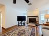 Family Room - Wood Burning Fireplace