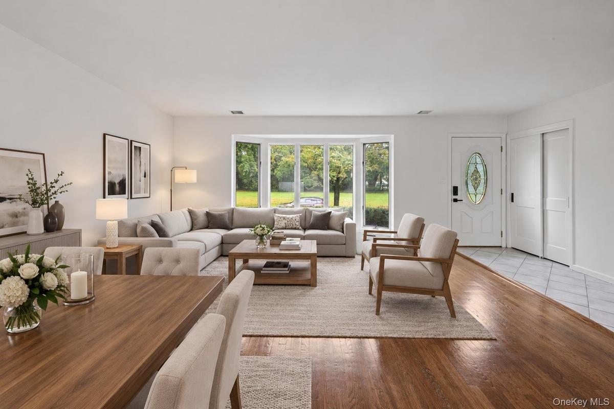 Living Room/Dining Room- STAGED
